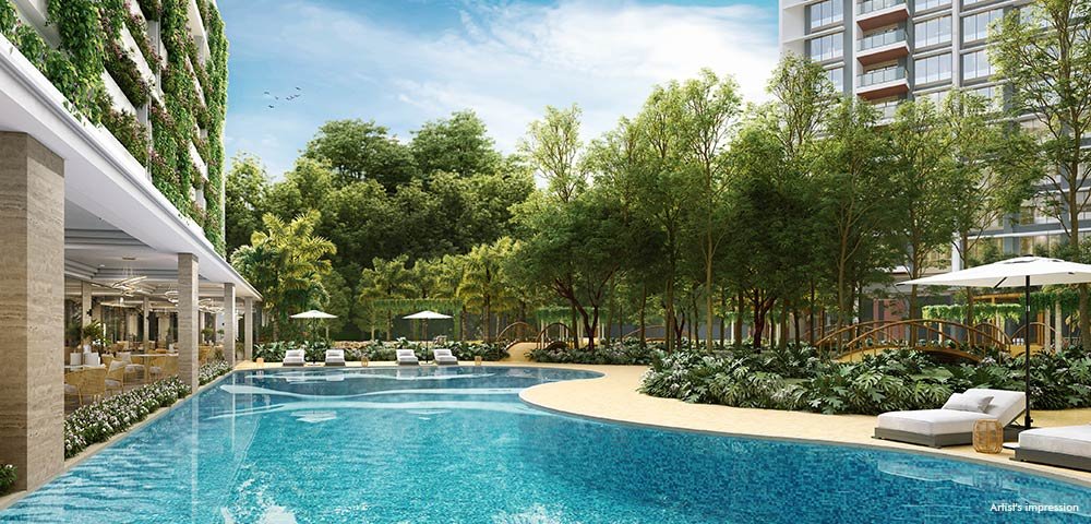 Swimming Pool at Lodha Divino